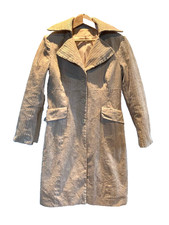 VINTAGE Grobcord, Breitcord, Jacke Mantel, Clockhouse, Gr. 38, Creme, Hellbraun