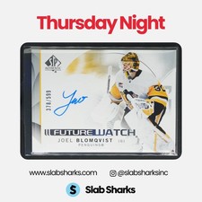 2024 UD SP AUTHENTIC JOEL BLOMQVIST HORIZONTAL FUTURE WATCH AUTO ROOKIE RC /599