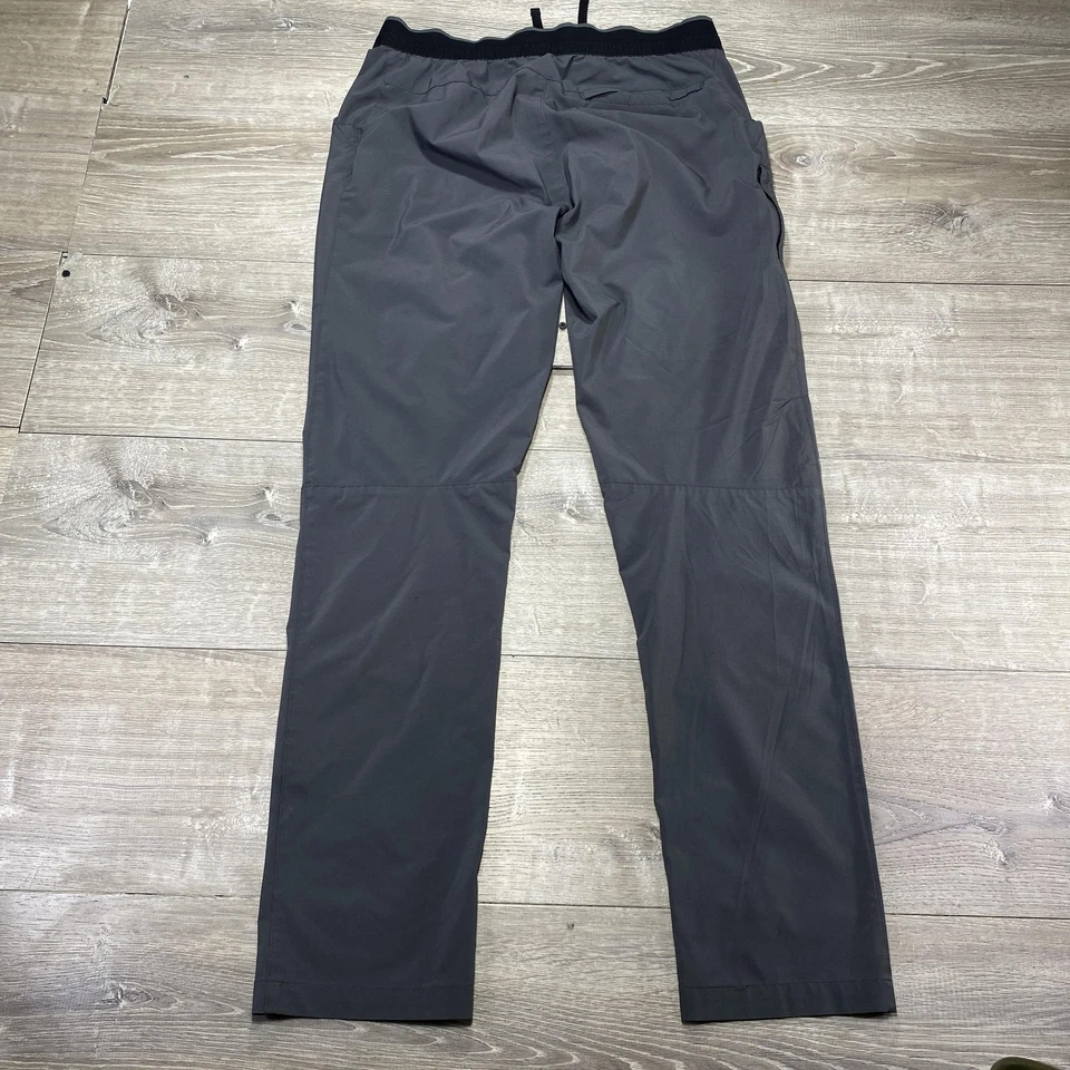 The North Face Pants Mens 34 Long Gray Softshell Hiking Stretch Drawstring Trail - Image 4 of 4