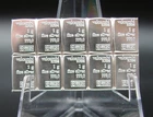 Lot of 10 One Gram Bars = 10g VALCAMBI Swiss Minted .999 Pure SILVER Combibars