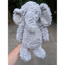 Chelsea Teddy Bear Gray Elephant Plush Toy 12"