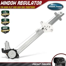 Front Driver Window Regulator & Motor Assembly for Honda Pilot 2023 2024 DOHC