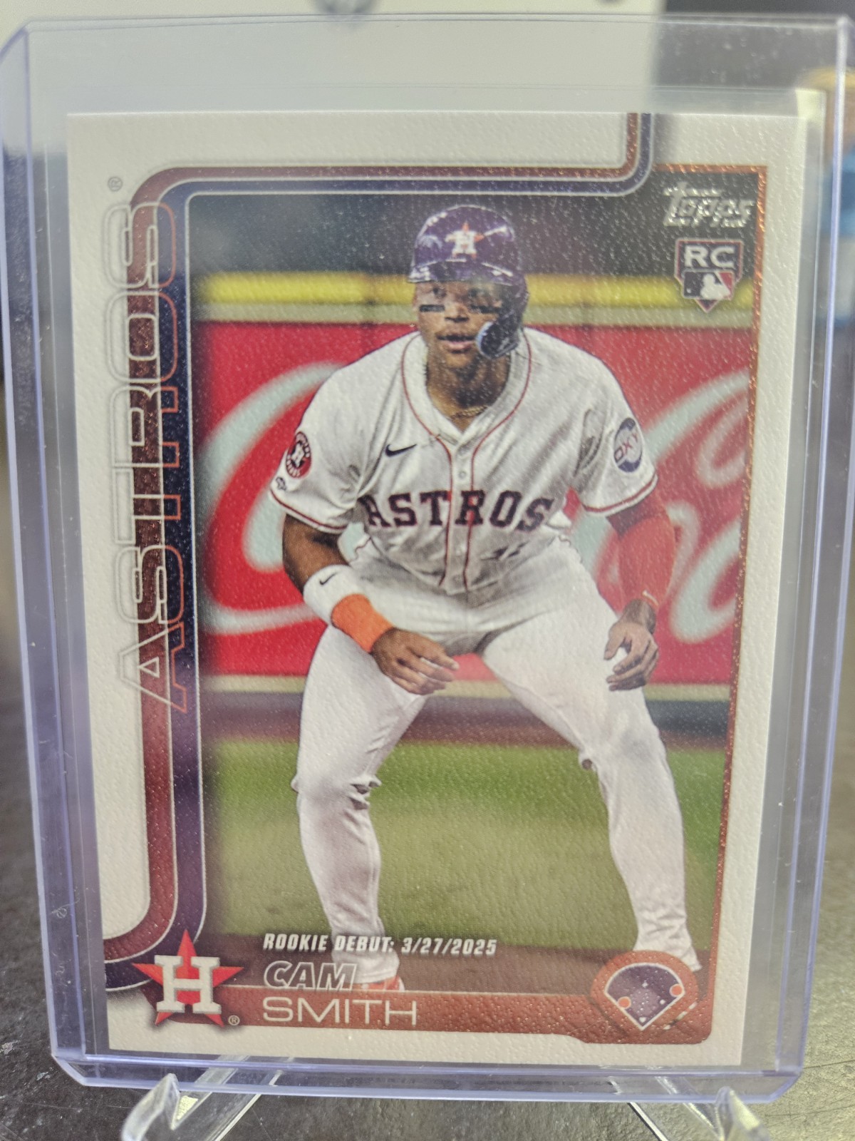 /50 2025 Topps Update Series Cam Smith Canvas Rookie Debut /50