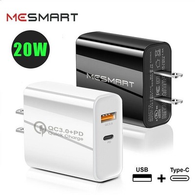 For Samsung Galaxy S24 S24+ 20W Fast Power Charger Block USB Type C Wall Adapter