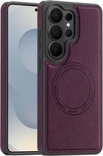 Shockproof Case for Samsung Galaxy S26 Ultra Premium PU Leather Rugged Slim Cove