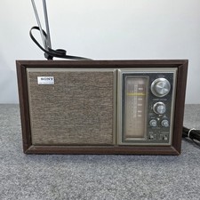 Vintage 1970s Sony ICF-9550W FM/AM Radio Tested Working Sounds Great