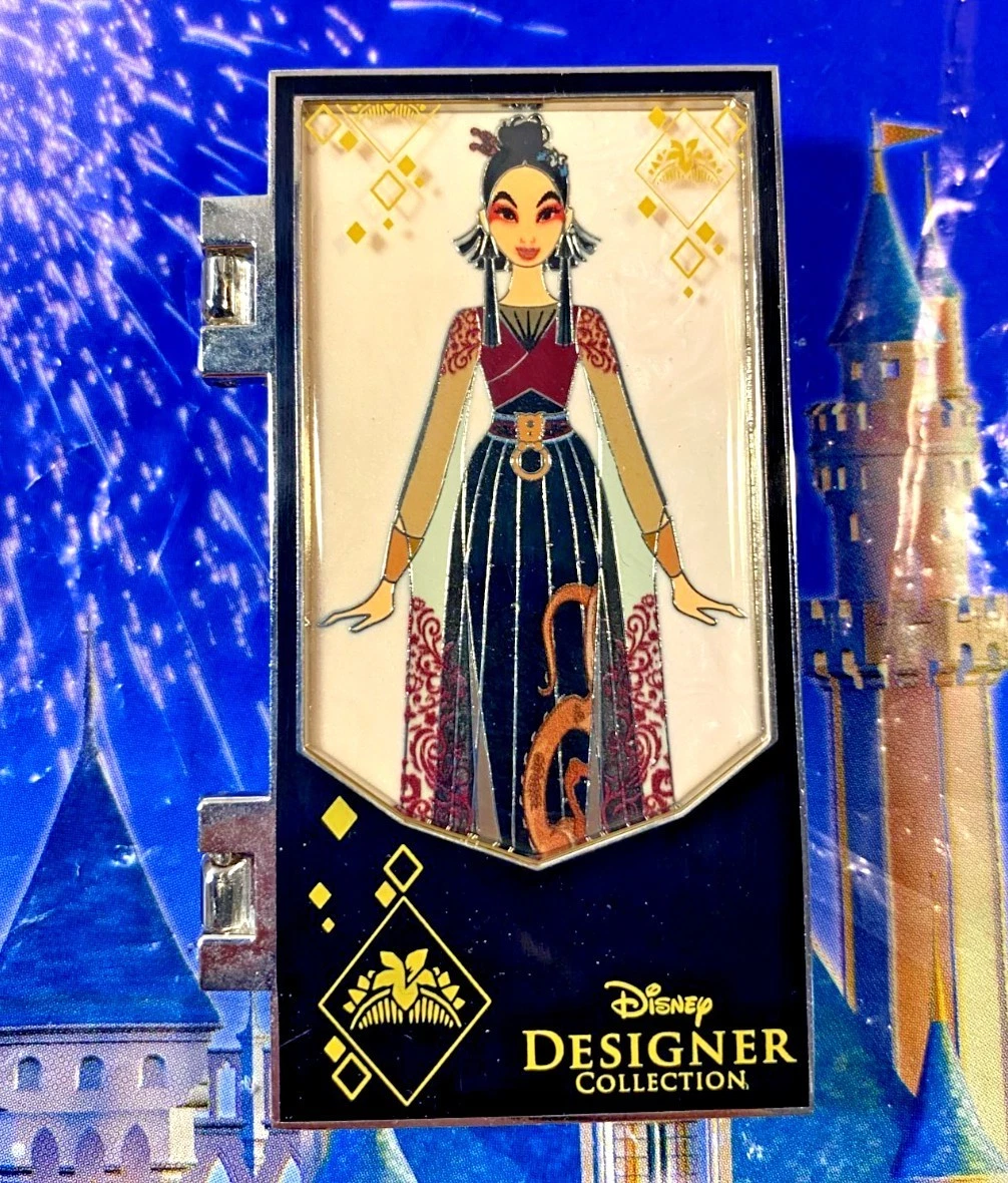 🪷 Mulan Disney Designer Doll Pin - Mulan Princess Hinged Limited Release Pin