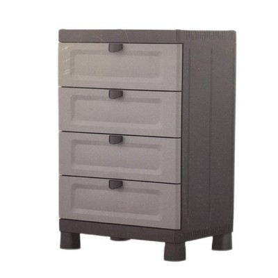 Regalux Kunststoffschrank Möbel Systema 45 x 65 x 97 vielseitig praktisch