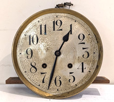 Vintage German 8-Day Mechanical Chiming Clock Movement with Dial & Hands