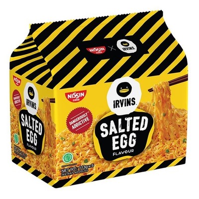 NISSIN x IRVINS Salted Egg Instant Noodles Summer Camping Picnic Food