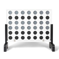 Wooden Giant 4 in a Row Game Outdoor - 4 in a Row Board Game Outdoor with Coi...