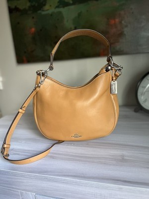m Coach Butterscotch Nomad Hobo - Style 54446 - Rare Turquoise