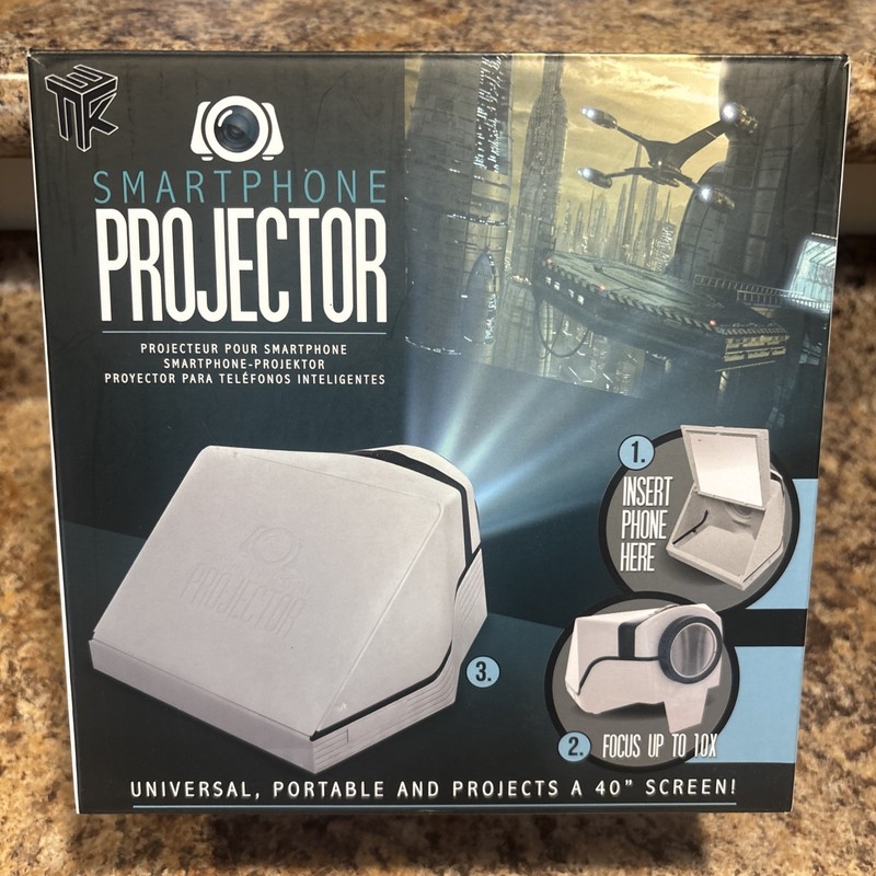 Smart Phone Projector Universal Portable Projects A 40” Screen Paladone Products