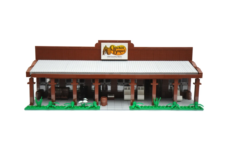 Custom Country Food Restaurant Model compatible Built with Real LEGO® Bricks - Image 2 of 4
