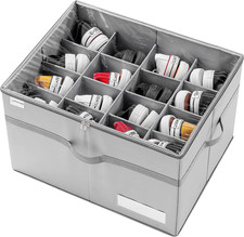 Shoe Organizer for Closet, Fits 16 Pairs, Large Shoe Box Storage Containers, Cle