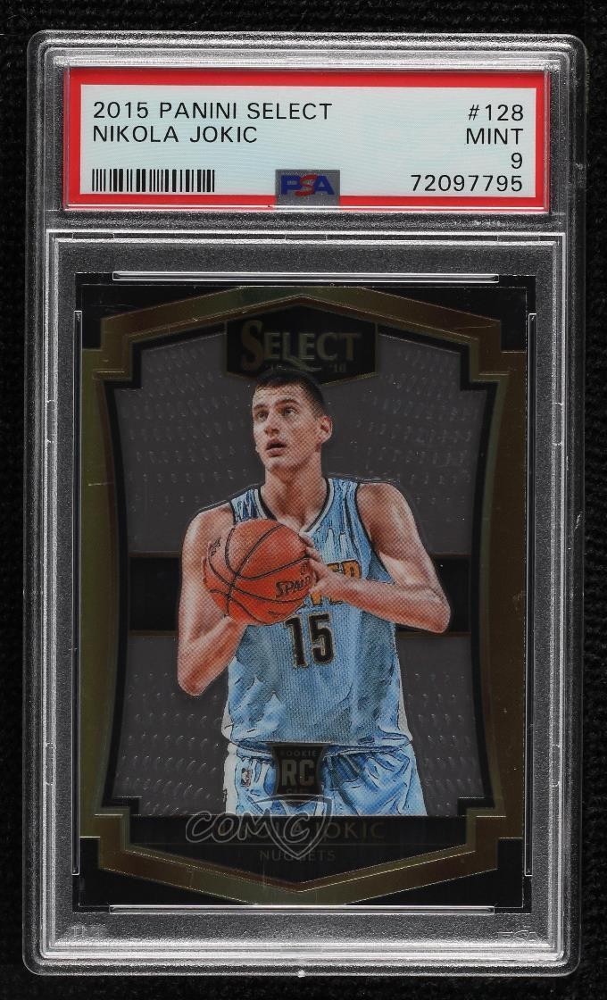 2015-16 Panini Select Premier Level Nikola Jokic #128 PSA 9 MINT 0r54