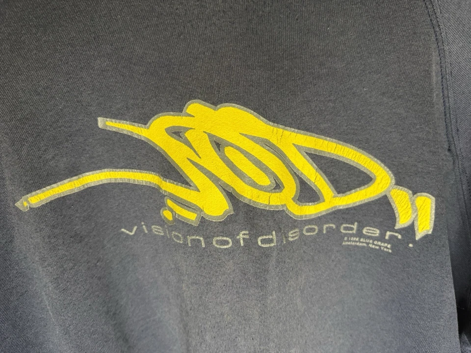 Vision of Disorder 1998 Blue Grape Hoodie XXL - Rare NYHC VOD V.O.D - Image 2 of 4
