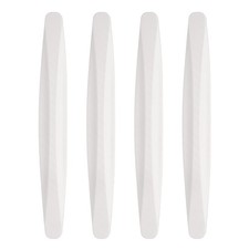 4pcs Car Door Edge Guards Anti-Collision Side Door Edge Protector White