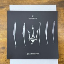Maserati Quattroporte Brochure Auto Catalog Luxury Car Illustrated