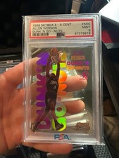 1998-99 Skybox E-X Century - Dunk'n Go-Nuts Allen Iverson PSA MINT 9