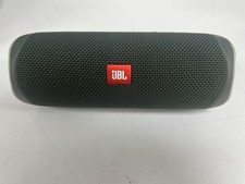 JBL Flip 5 Green Wireless Speaker Sound Issues For parts only READ DESCRIPTION