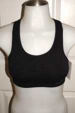 NWT Champion Duo Dry Ebony Seamless Medium Support Removable Cups Sports Bra XS