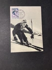France 1962 FDC 1st day Maxi Card World Skiing Championship #2