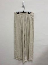 Size OSFM Beige Pull-on Linen Ladies Pants