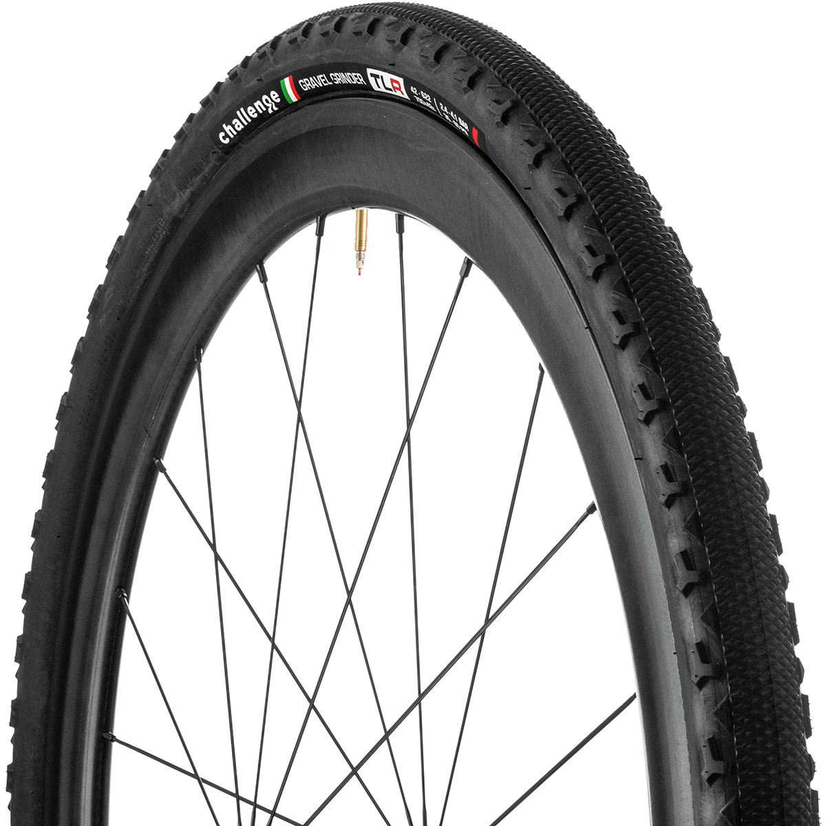 Бескамерная шина Challenge Gravel Grinder TLR, черная, 700x38