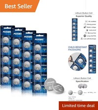 Bulk 20 Count 3V Lithium Batteries - High Capacity for Diverse Applications