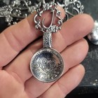 Silver Metal Heart Measuring Spoons Set 4pc Floral Handles 1 Tbsp-1/4 Tsp — photo 6