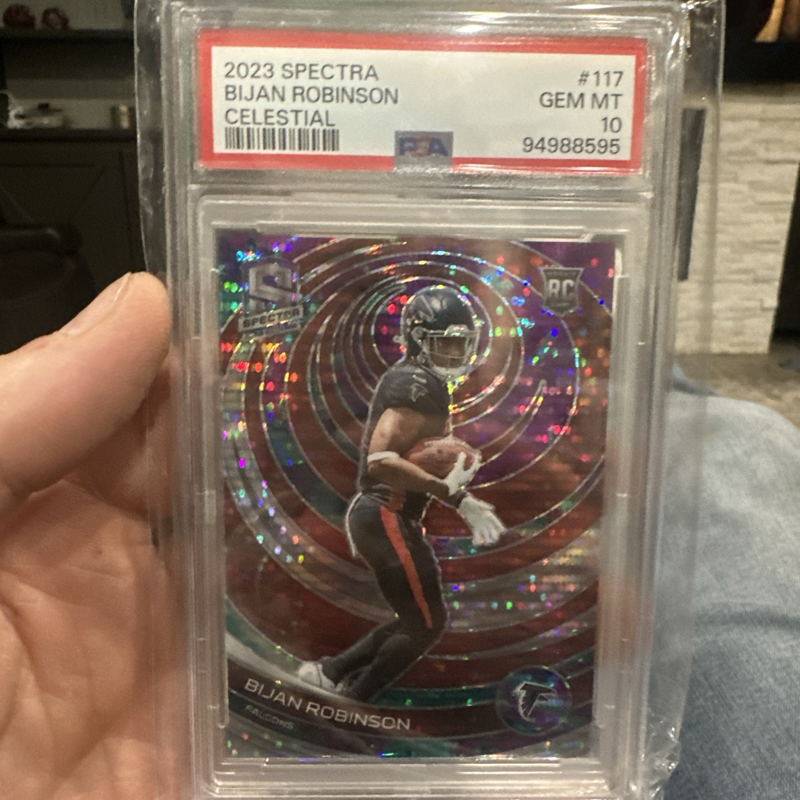 Bijan Robinson Panini Spectra #117 Celestial