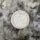 1934 Canada Silver Ten Cent Coin 10c Canadian Circulated King George V