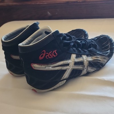ASICS Dan Gable Ultimate Wrestling Shoes Black White