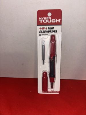Hyper Tough 4 in 1 Mini Screwdriver- Open Package- Estate Find
