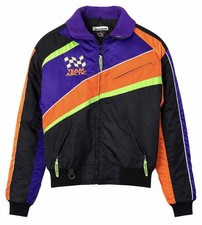 Vintage 90s Snowmobile Team Arctic Cat Jacket size MD Insulated W/Liner USA Made
