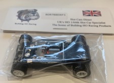 New NARROW BULLDOG SRT White Rim Chassis fits TOMY AFX F-1 Body