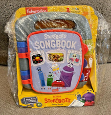 NEW Fisher Price StoryBots Song Book Dinos Planets Lights Sounds Original Box