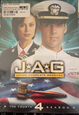 Jag: The Fourth Season DVD Judge Advocate General David James Elliot New Sealed