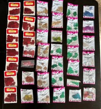Bulk Vintage Craft Sequin Lot / 41 Packs for Sewing, DIY, Scrapbooking
