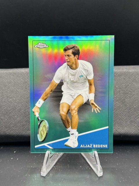 Aljaž Bedene #5 Aqua 2021 Topps Chrome