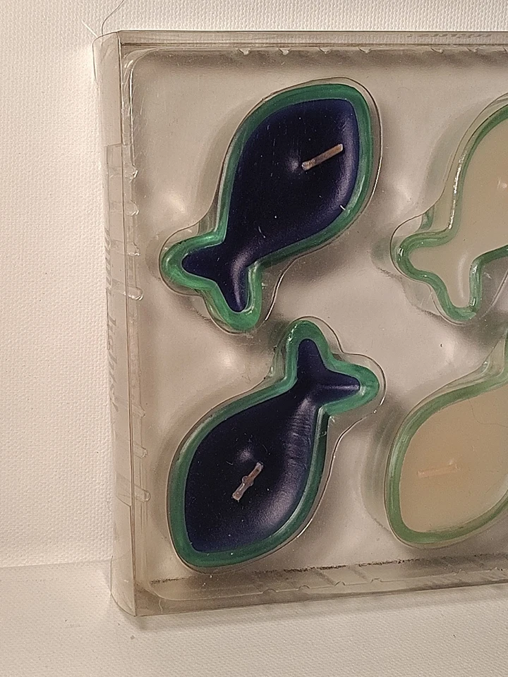 Vintage Fish Candles 6 Pack By Royal Little Lights NEW In Box Cinnamon Retired - Image 2 of 4