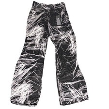 Halston Heritage Black White Abstract Print Wide Leg Pants SZS020220P Mens 0 NEW
