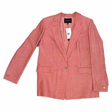 Lafayette 148 Pink Wool-Blend Rhoda Blazer 14 new with tags NWT