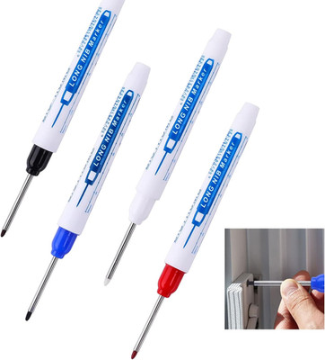Tieflochmarker,  4 Stück Bohrlochmarker, 30Mm Extralange Spitze Tiefenlochmarker