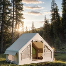 4-6 Person Inflatable Camping Tent with Pump