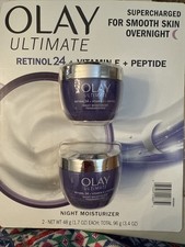 LOT of 2, Sealed Olay Ultimate Retinol 24 Night Face Moisturizer - 1.7oz Each