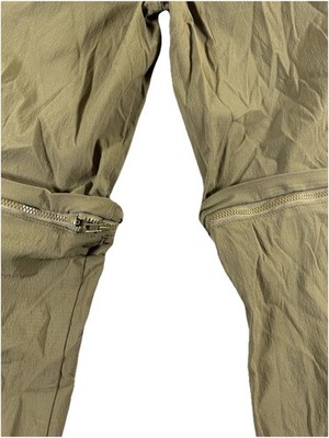 Pantalon Convertible PrAna Vert Olive – Femme Taille 10, Nylon, Randonnée Plein Air
