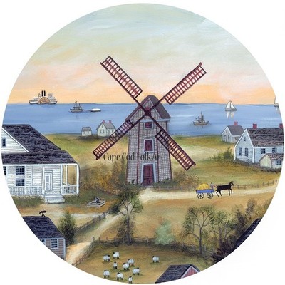 Estampe Ancienne : 'Centre Saint Valentin Marins' Par JL. Munro, Port De Nantucket - Neuf