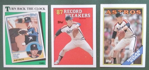 1988 Topps Baseball HOF Nolan Ryan Cards